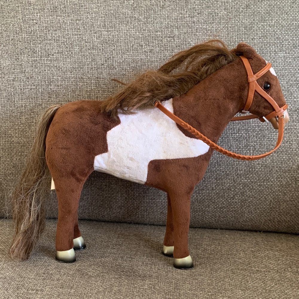Paradise Kids Quarter Horse with Bridle Reins 11” Doll Accessory